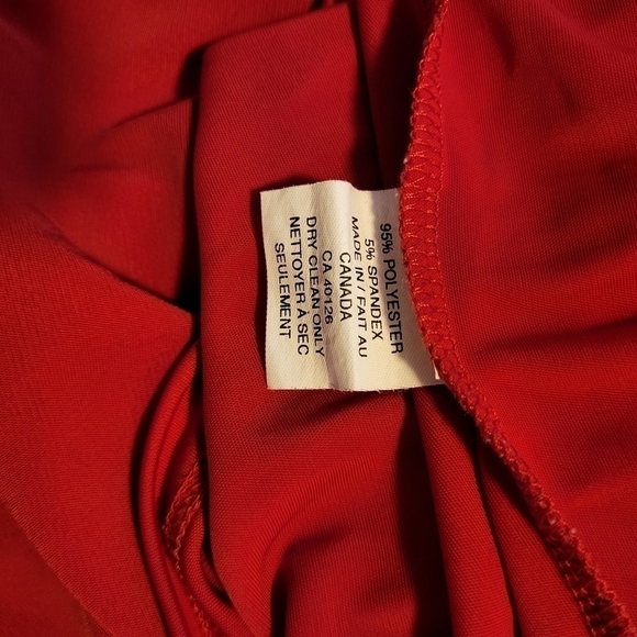 Lucian Matis Red Dress Size M - Picture 10 of 11